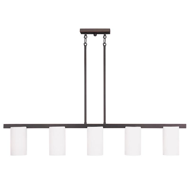 Astoria 43 Inch 5 Light Linear Suspension Light by Livex Lighting